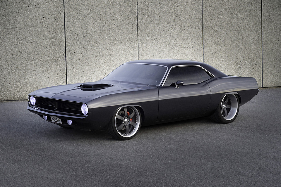 Hemi Cuda by Porsager driver front